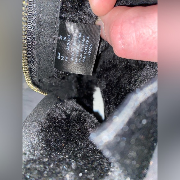 NWOT - Woman’s H&M Warm Ankle Boots with side Zipper (Size: Woman 10.0) - Picture 9 of 14